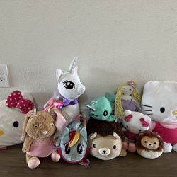 Girls Plush Toys Hello Kitty My Little Pony