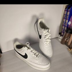 Nike Men's Size 13 -  Court Vision Low NN White/Black Sneakers Size 13 -