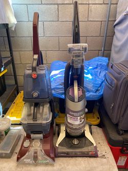 Hoover Power Scrub and Bissell CleanView Vacuums