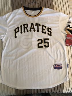 Gregory Polanco White Pittsburgh Pirates round neck Jersey