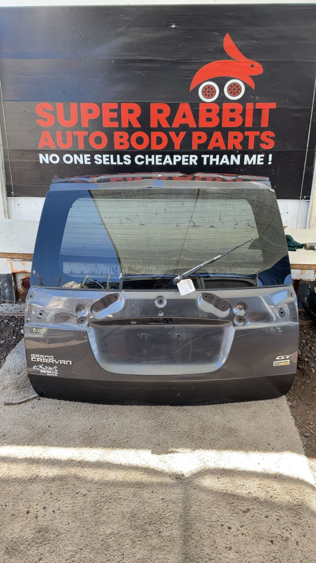 2011 Caravan Tailgate Shell With Glass OEM 2020