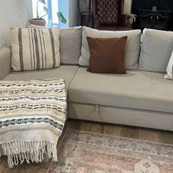 Used Good Condition Sleeper/storage Couch