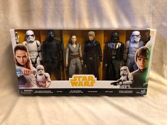 STAR WARS 6 PACK 12 INCH FIGURES NEW 2017 STAR WARS SAGA (Unopened)