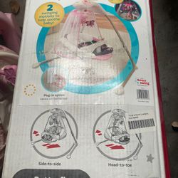 Fisher priced butterfly baby swinger