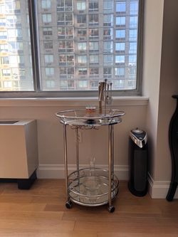 Mirrored Bar Cart