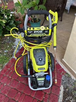 Heavy Duty Ryobi Electric Power Washer 2700 PSI w/ Wand & Soap Tank