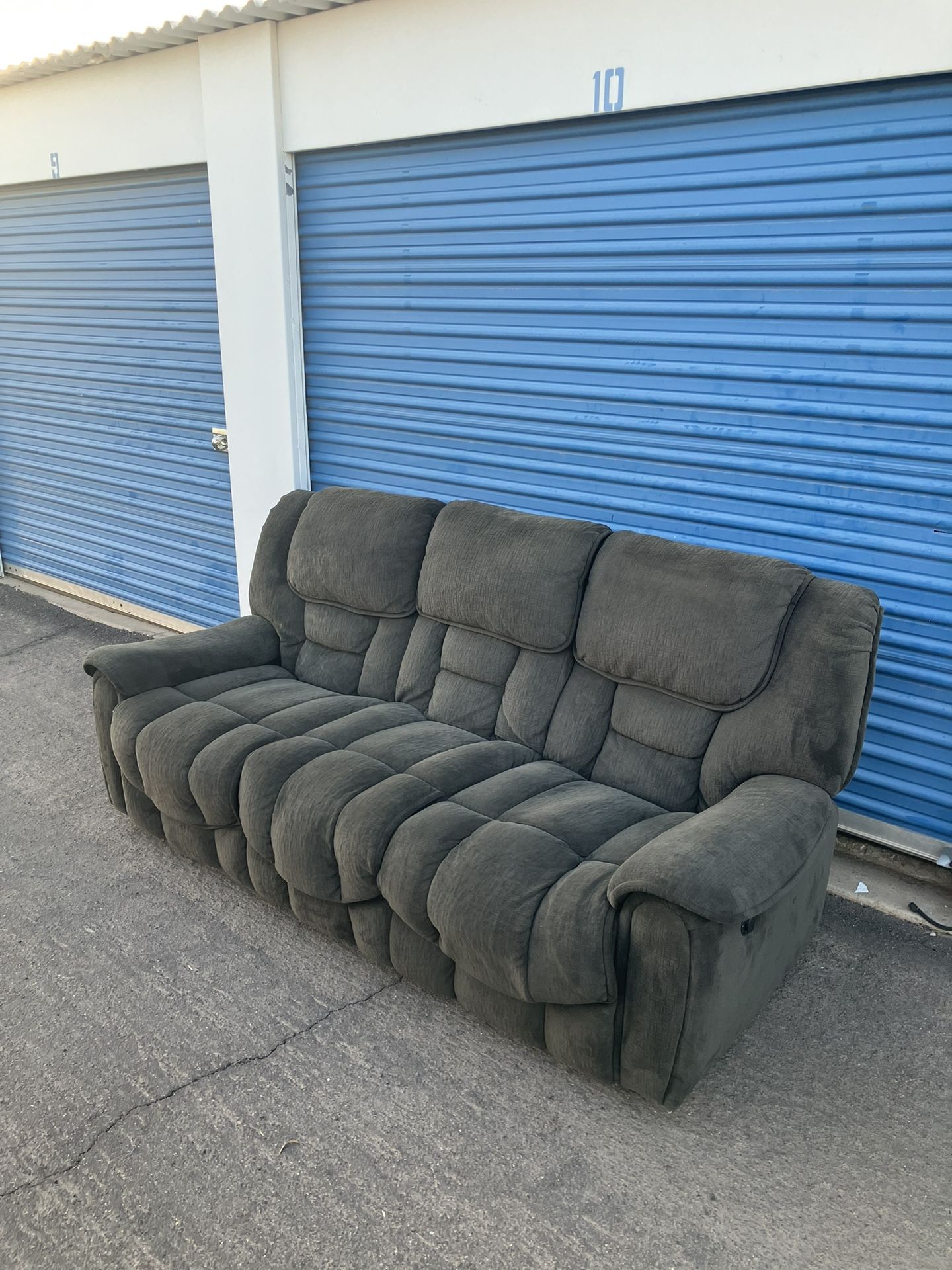 Delivery ~ Gray Recliner Sofa Couch