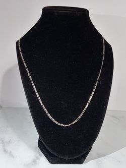 22”  Rose Gold Over Silver Necklace 