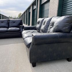 Faux Leather Couches  🚚 Free delivery 🚚 
