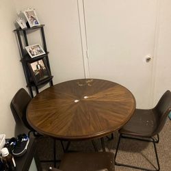 Dining Set With 4 Chairs/dresser And Bedroom Frame Include. All Together