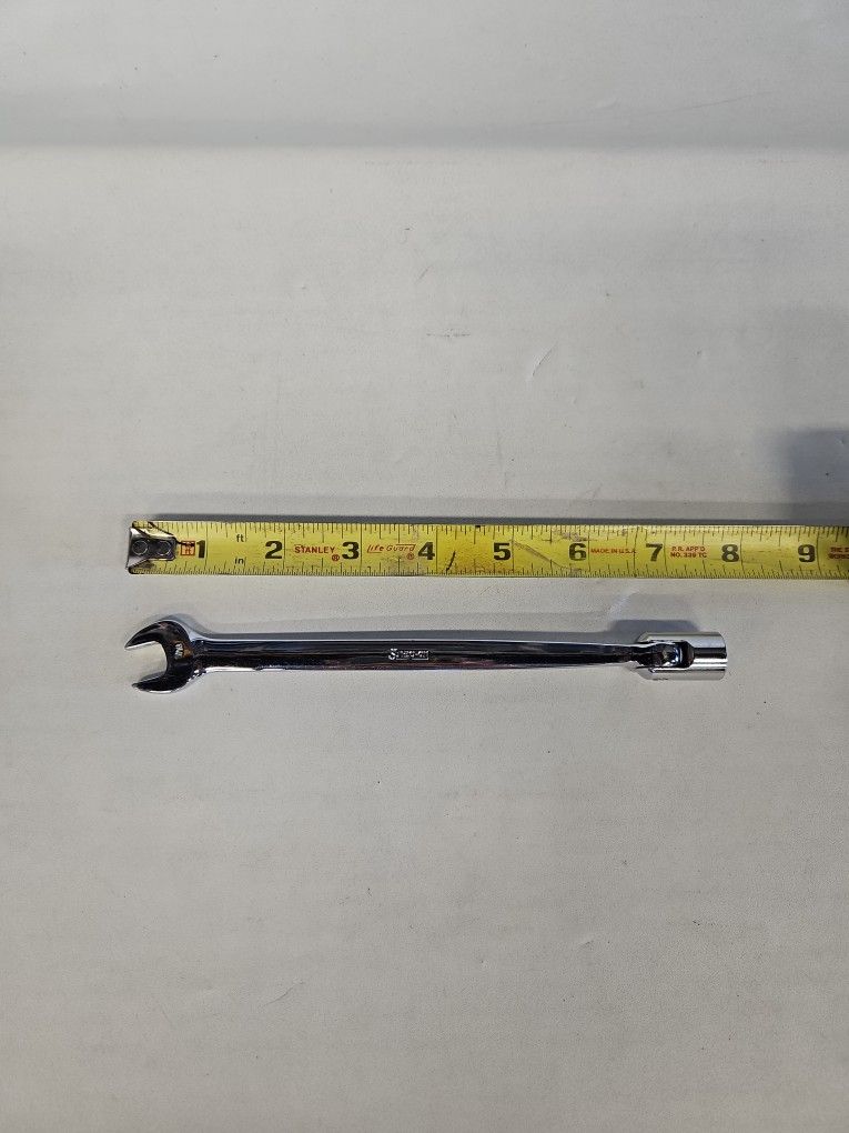 Snap-On FHO14S SAE 7/16" Flex Socket Head 6 Point Open End Wrench 815235-20