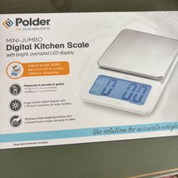 Brand New Polder Digital Kitchen Scale 