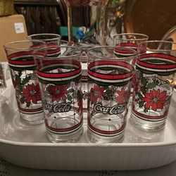 Juego De Jarra Y Vasos Poinsetia Para Whataburger 