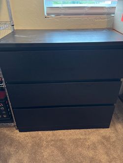Ikea Malm 3 Drawer Dresser