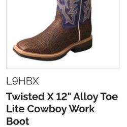 Mens Twisted WORK Boots