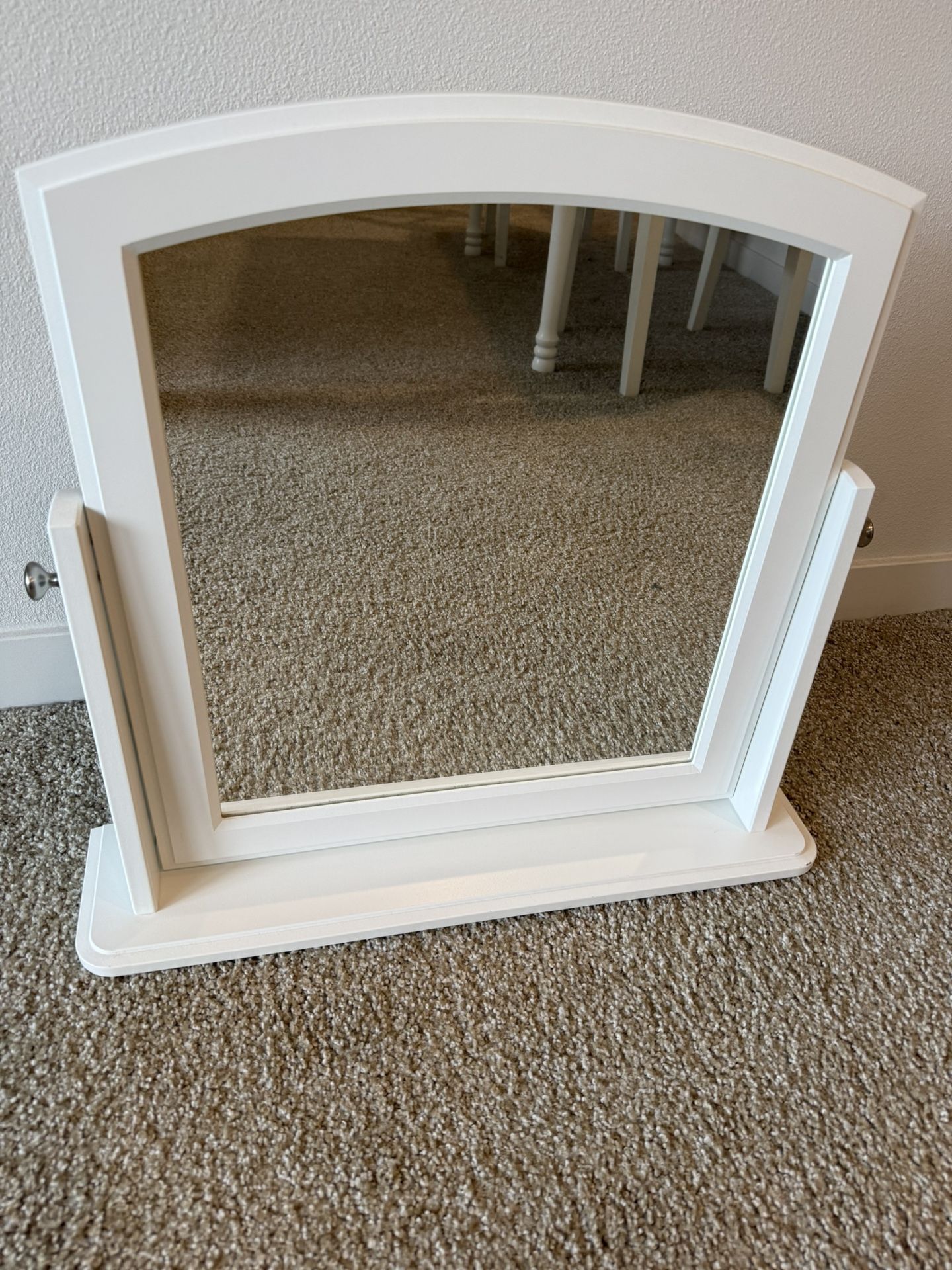 IKEA White Table Mirror