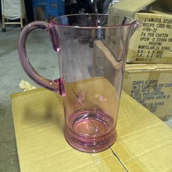 Acrylic 54 Ounce Pink Pitcher