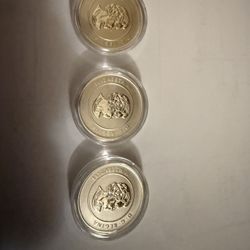 1/4 Ounce Silver Canadian Coins