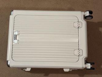 Somode White Hard Shell Carry-On Luggage