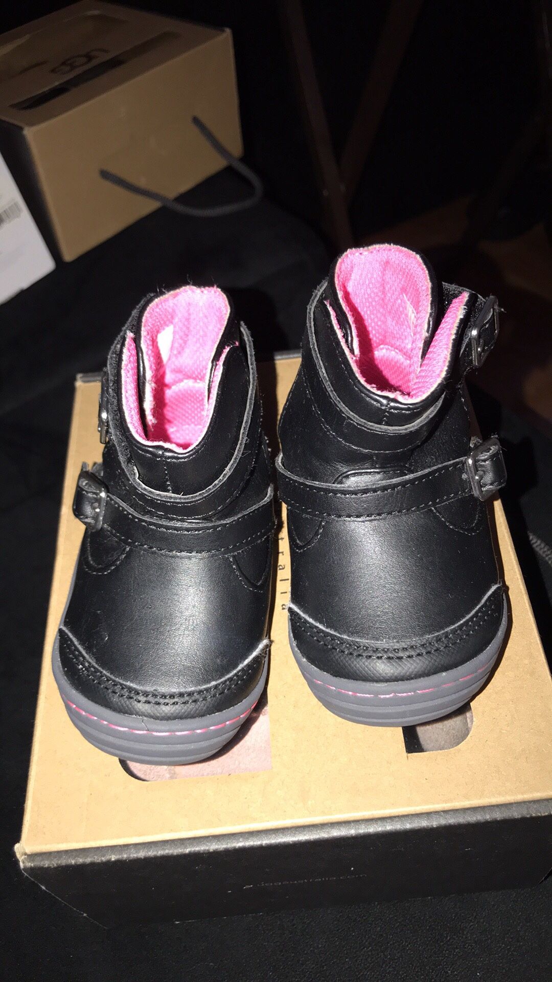 Baby Girl Striderite boots size 2