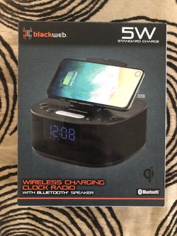 Wireless charger with Bluetooth speakers