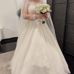 Wedding Dress With Veil