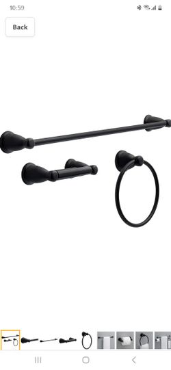 Matte Black, -bathroom Accessories

