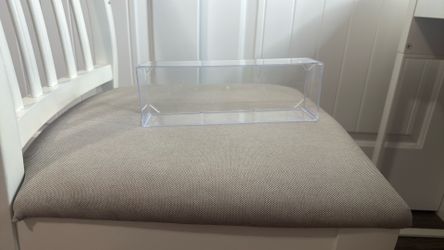 Clear plastic organizer