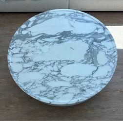 Marble coffee table from RH