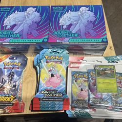 Pokémon cards journey together & surging sparks