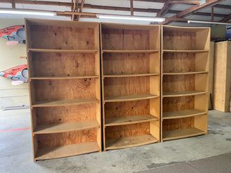 Garage Wood Storage Shelving Units.