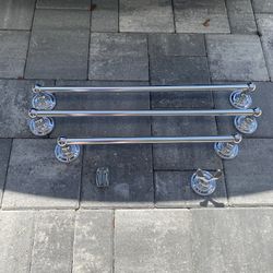 3 Towel Bars And A Hook