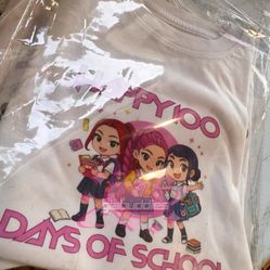 100th Day Of school t Shirts K-pop Demon Hunter Huntrix