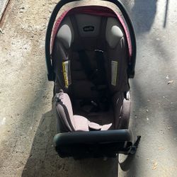 Pink Evenflo Car seat 