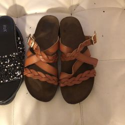Size 9 leather sandals