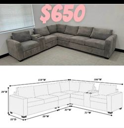 Corduroy couch new in box