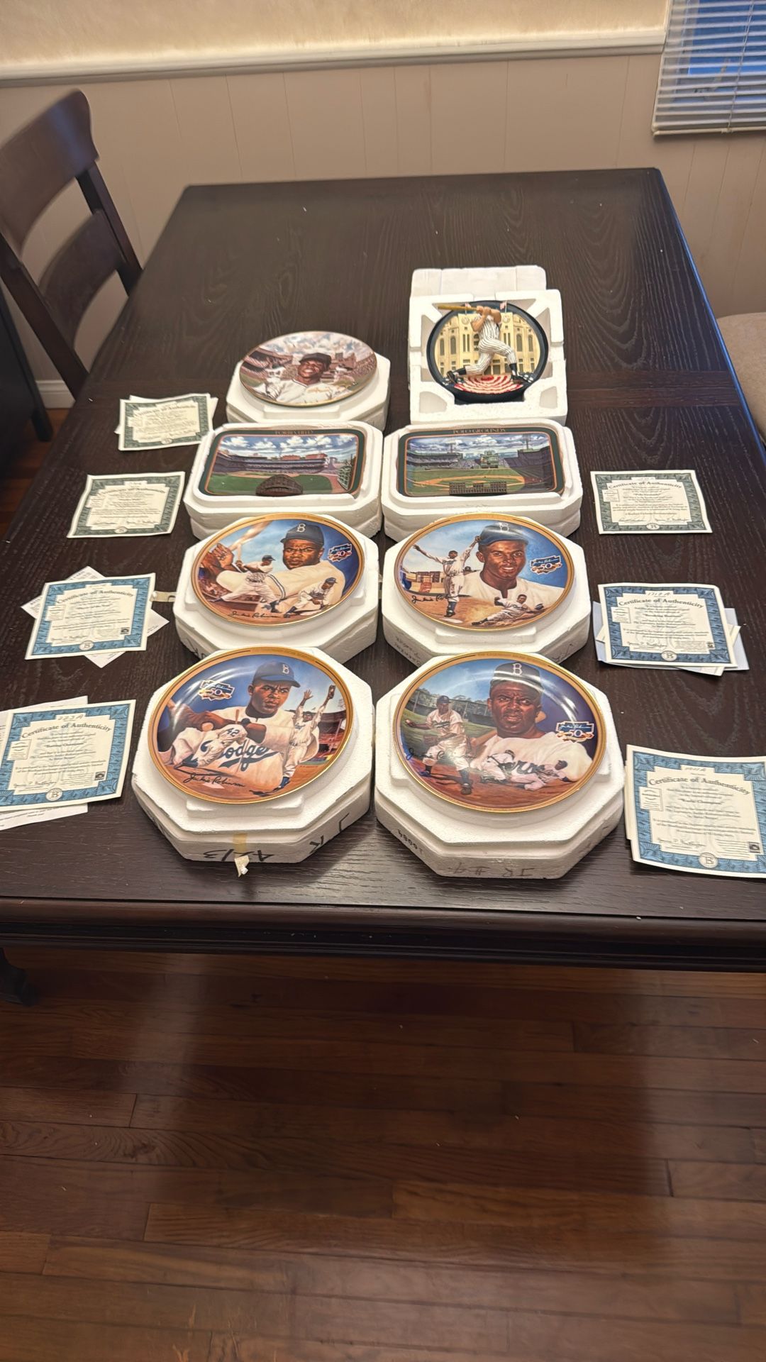 Rare Collectible Baseball Plates