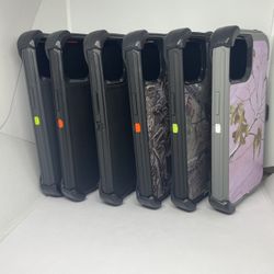 For iPhone 13 Camouflage Belt Clíp Case Defender Holster Rugged Shockproof 