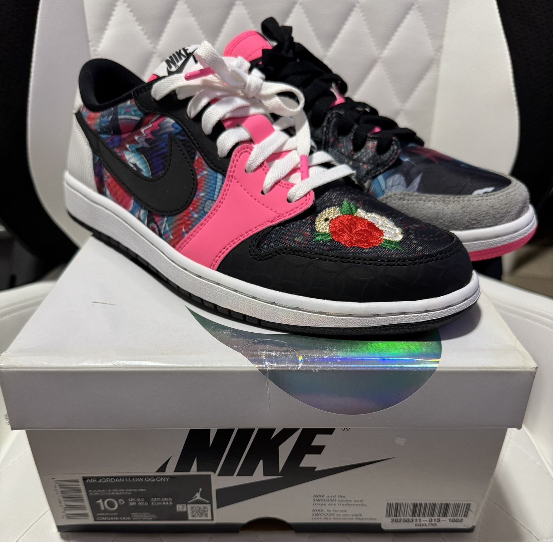 Jordan 1 Low Retro OG Chinese New Year 2020 Size 10.5