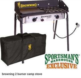 Browning Buckmark II Camp Stove with Carry Bag