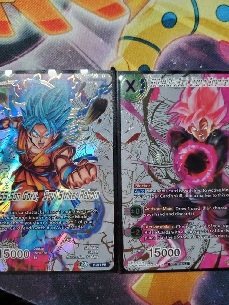 Dragon Ball Z Rares 💖 | SS Rose & SSGSS Son Goku | Pack to Seeve PSA 10