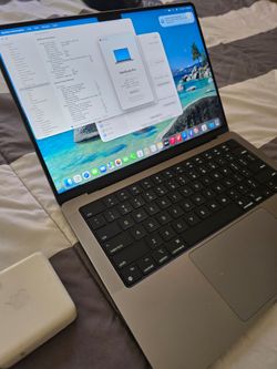 2021 Macbook Pro A2442,M1 Pro,14",512Gb,16Gb,Non Touchbar,Good Condition, Grade A, Grey Color, Genuince AC Charger, Office 2022,Warranty on Big Promo