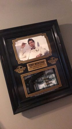 Scarface Tony Montana Poster/Vintage Prop