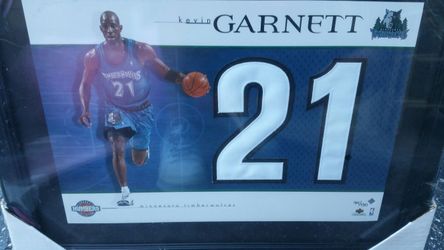 Kevin Gannett Upper Deck matted and framed limited edition