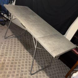 I Have A Aluminum Steel Fold Up Table