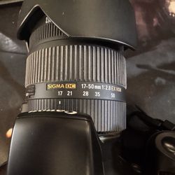 Sigma 17-50mm F/2.8 Ex HSM For Cannon Camera