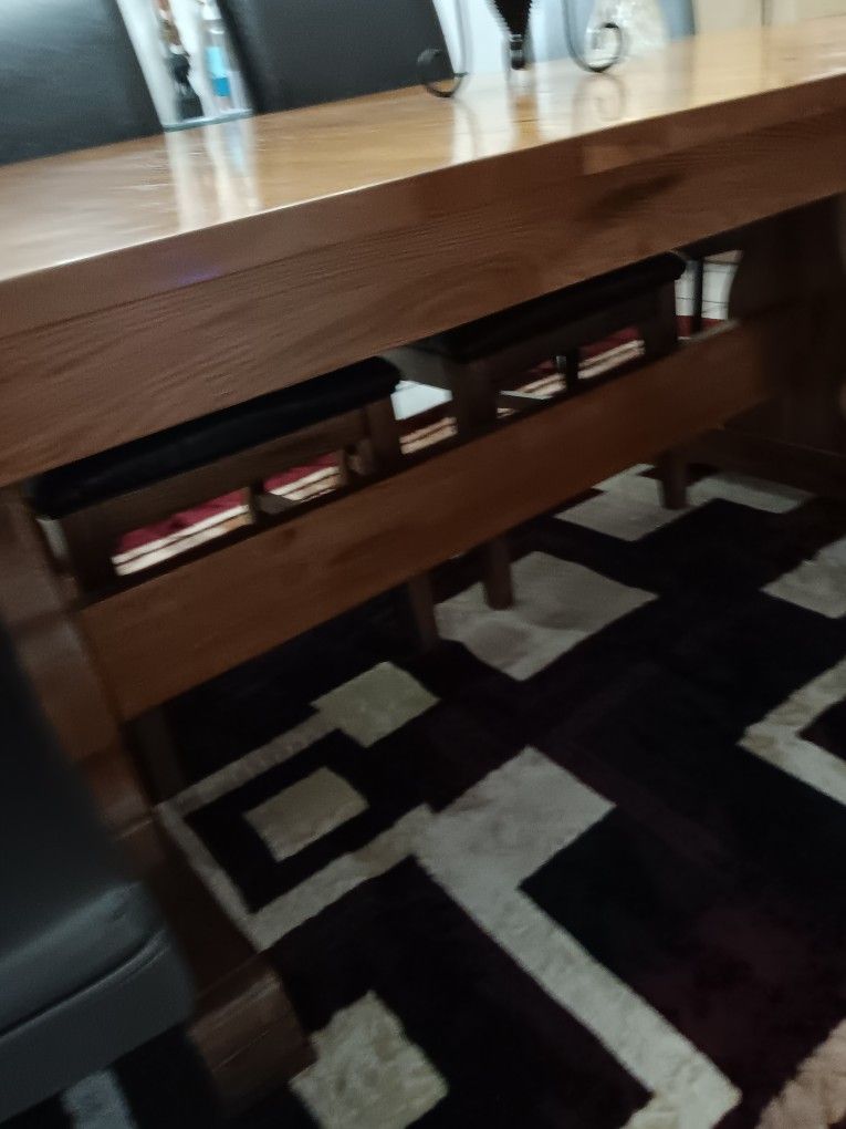 Country dining Tables Built In Leaf4 Chair