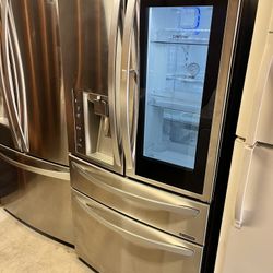 LG 4 Door Counter Depth Stainless Steel Refrigerator 