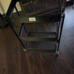 Three Chairs Stand With Wheels