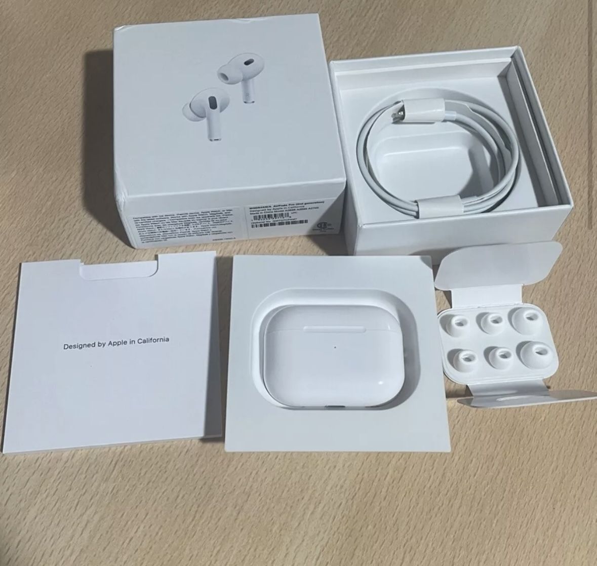 AirPods Pro Gen 2 – Brand New – iPhone Charging Price: $120 • Model: AirPods Pro Gen 2 • Features: • Active Noise Cancellation (ANC) • Transparen